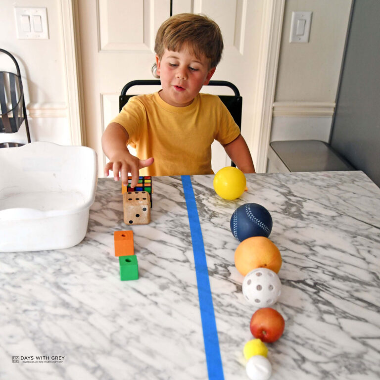 Sorting by Shapes Preschool Math Activity Days With Grey