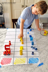 Preschool Toy Graph - Days With Grey