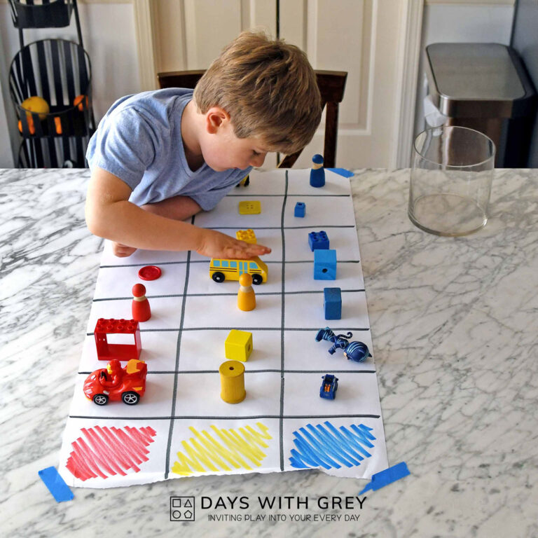 Preschool Toy Graph - Days With Grey