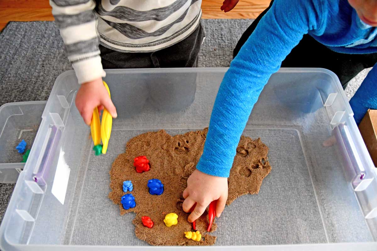 Colored Kinetic Sand