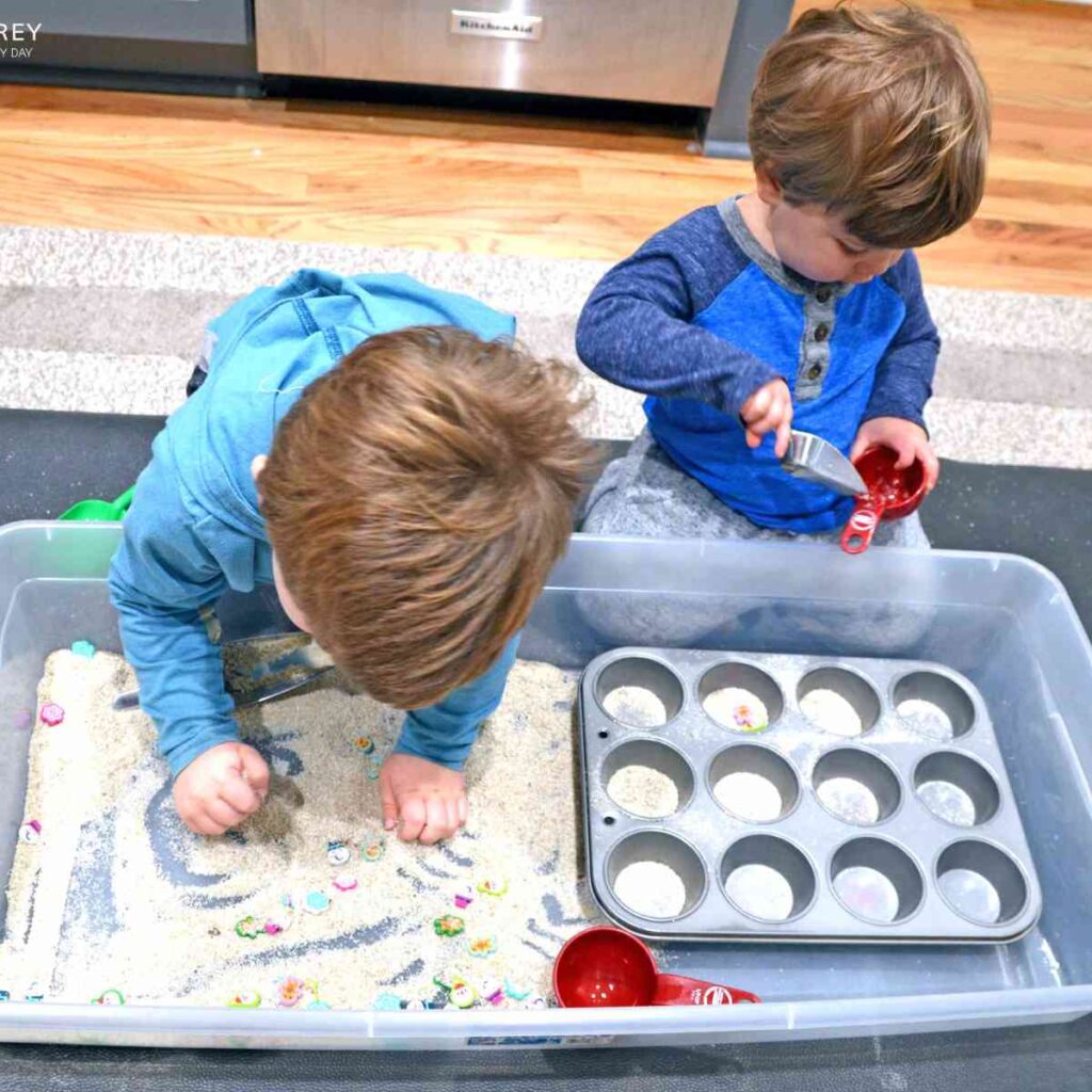 Sensory Activity: Shredded Paper - TinkerLab