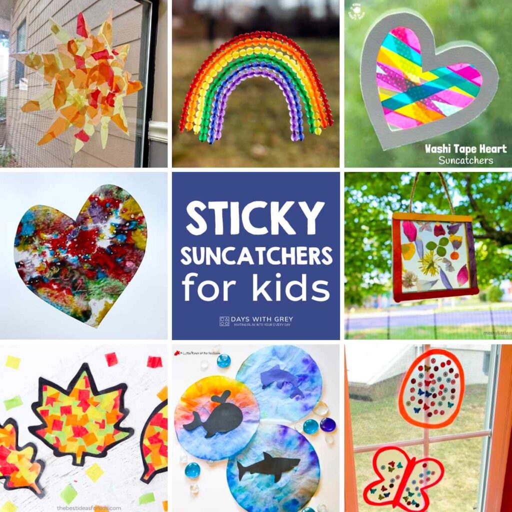 9 Easy DIY Suncatchers for Kids Days With Grey