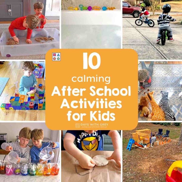 10 Low-prep After-School Activities for Kids - Days With Grey