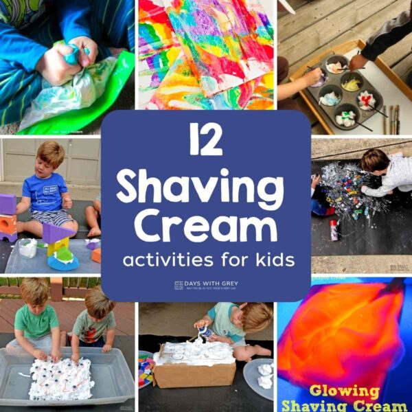 12 Shaving Cream Sensory Activities for Kids Days With Grey