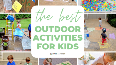 Collection of images that share the best outdoor activities for kids.