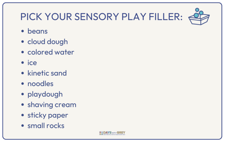 How to Introduce Sensory Play - Days With Grey