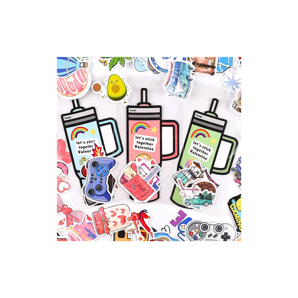 Class Valentine that are water bottle themed. 