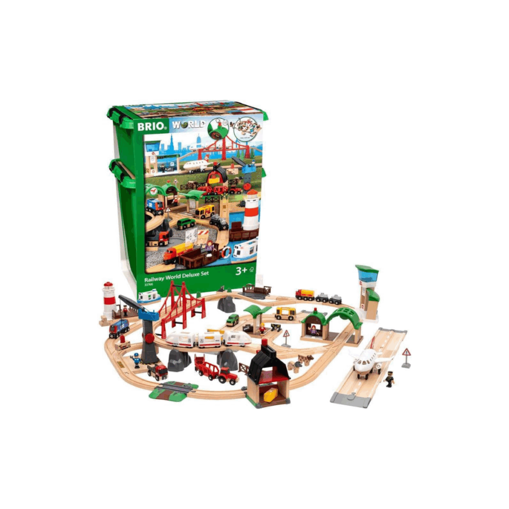 BRIO world set for ages 3+.