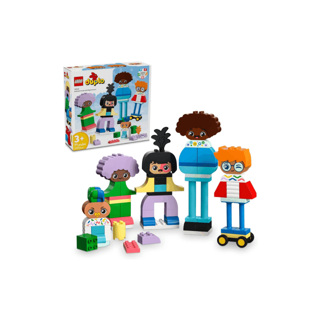 Duplos people for kids to build. Ages 3+.