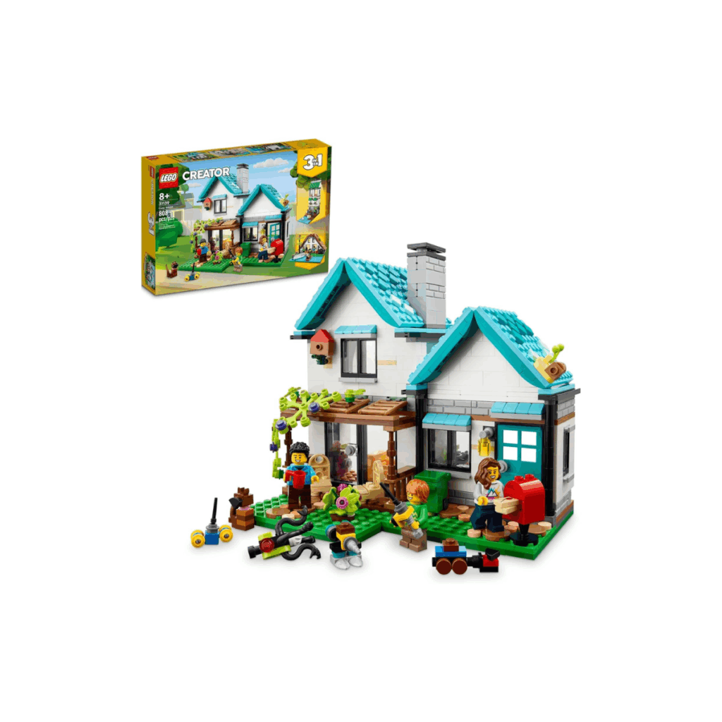 Lego creator house for ages 8+.