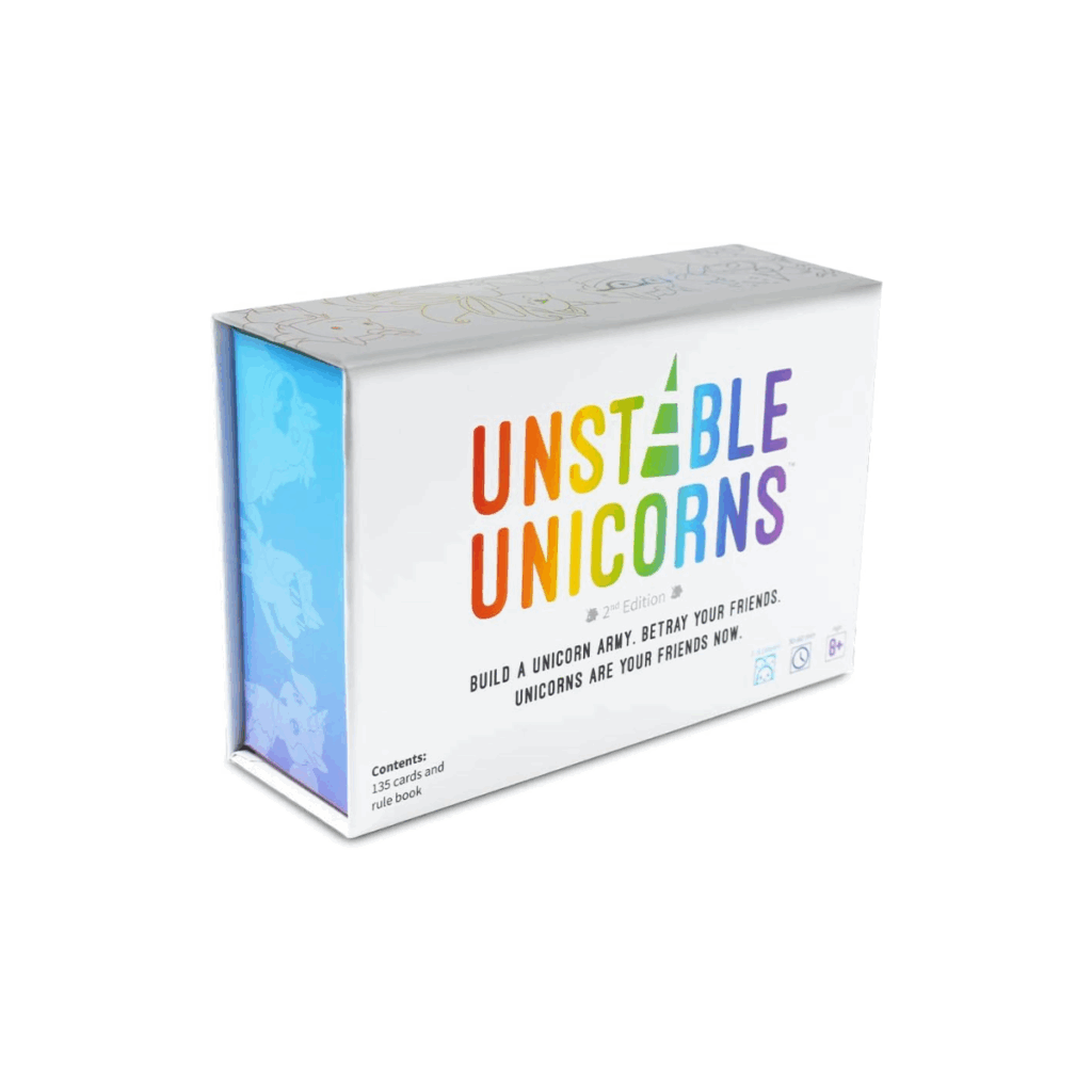 Unstable Unicorns card game.