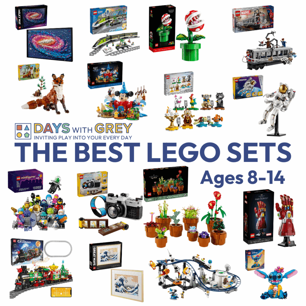 This is a collection of many LEGO sets for kids ages 8-14.