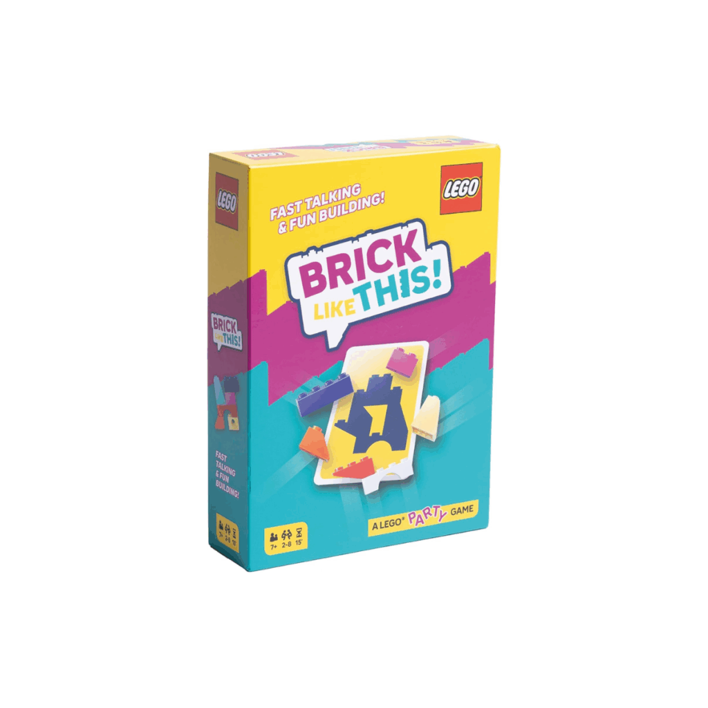 Brick Like This is a card game that challenges you to make different Lego combinations.