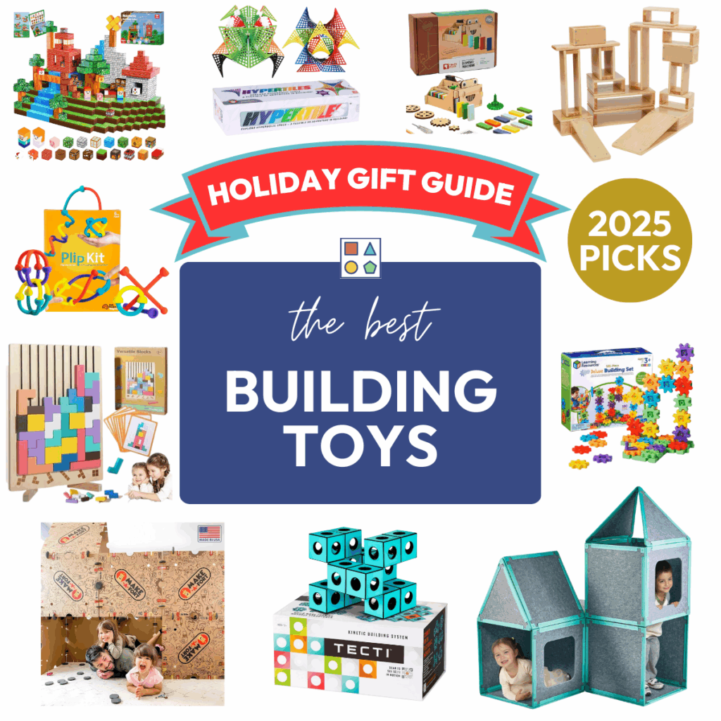 Collection of the best building toys for kids.