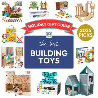 Collection of the best building toys for kids.