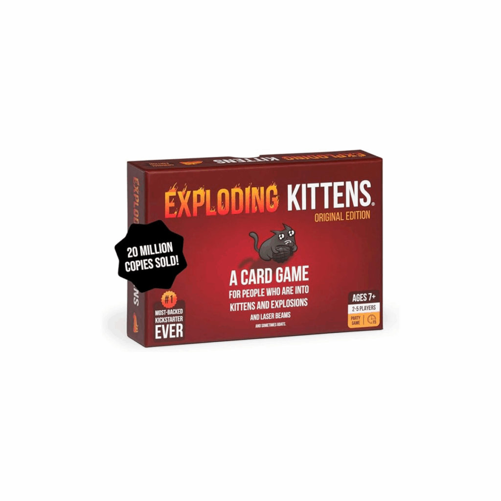 Exploding Kittens is a card game for older kids.