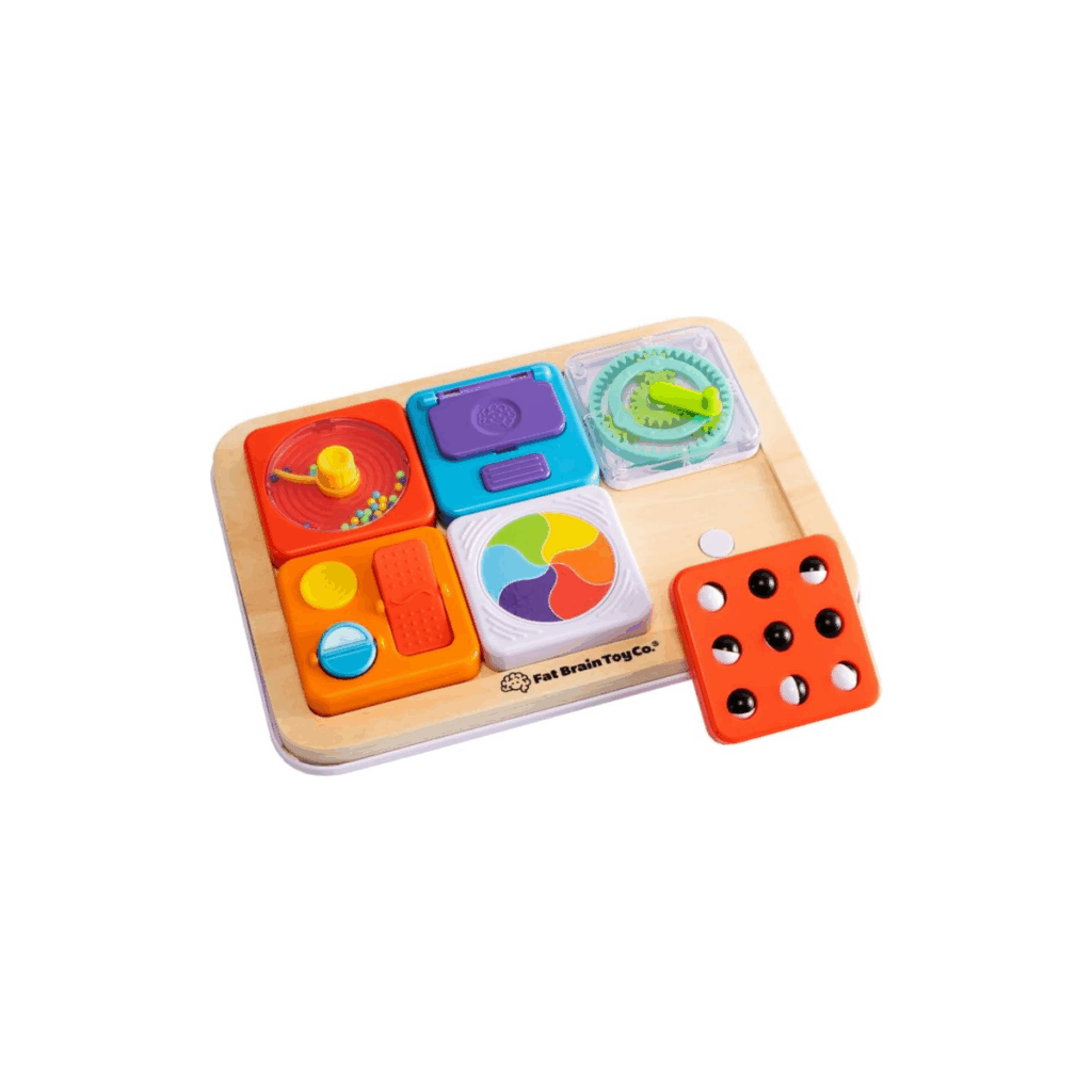 PlayTab board for busy one year olds.