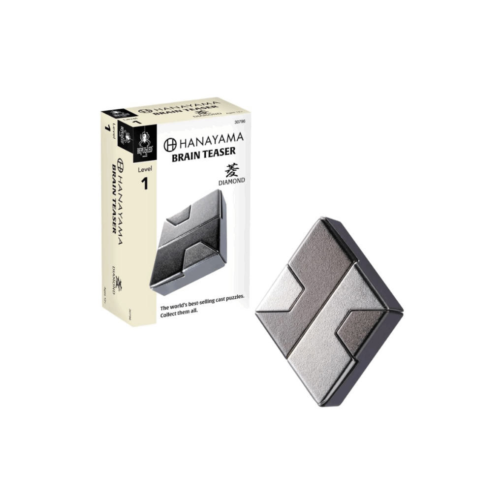 Brain teaser fidget toy for ages 12 and up.