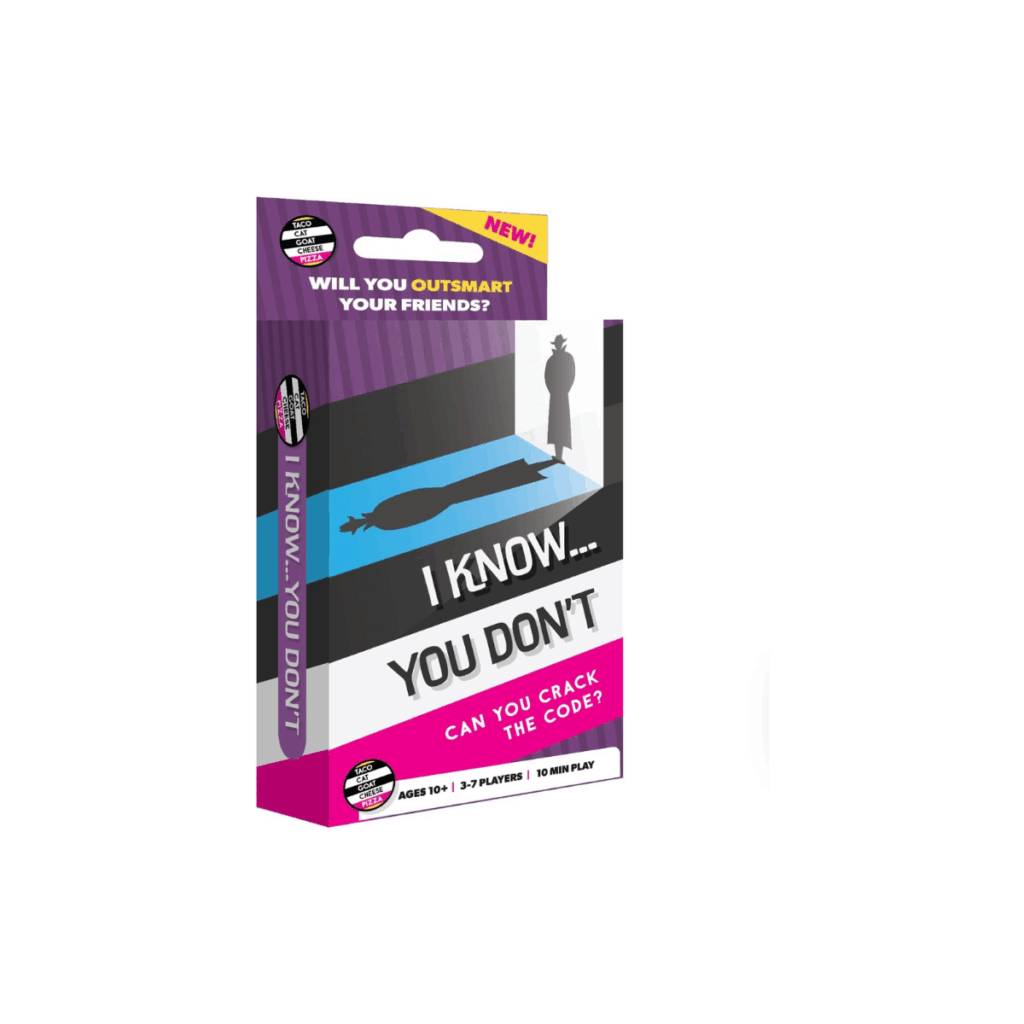 I Know You Don't is a fun card game that helps children identify patterns.