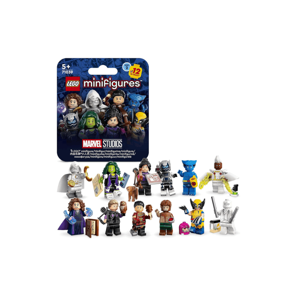 Lego Marvel minifigure collection.