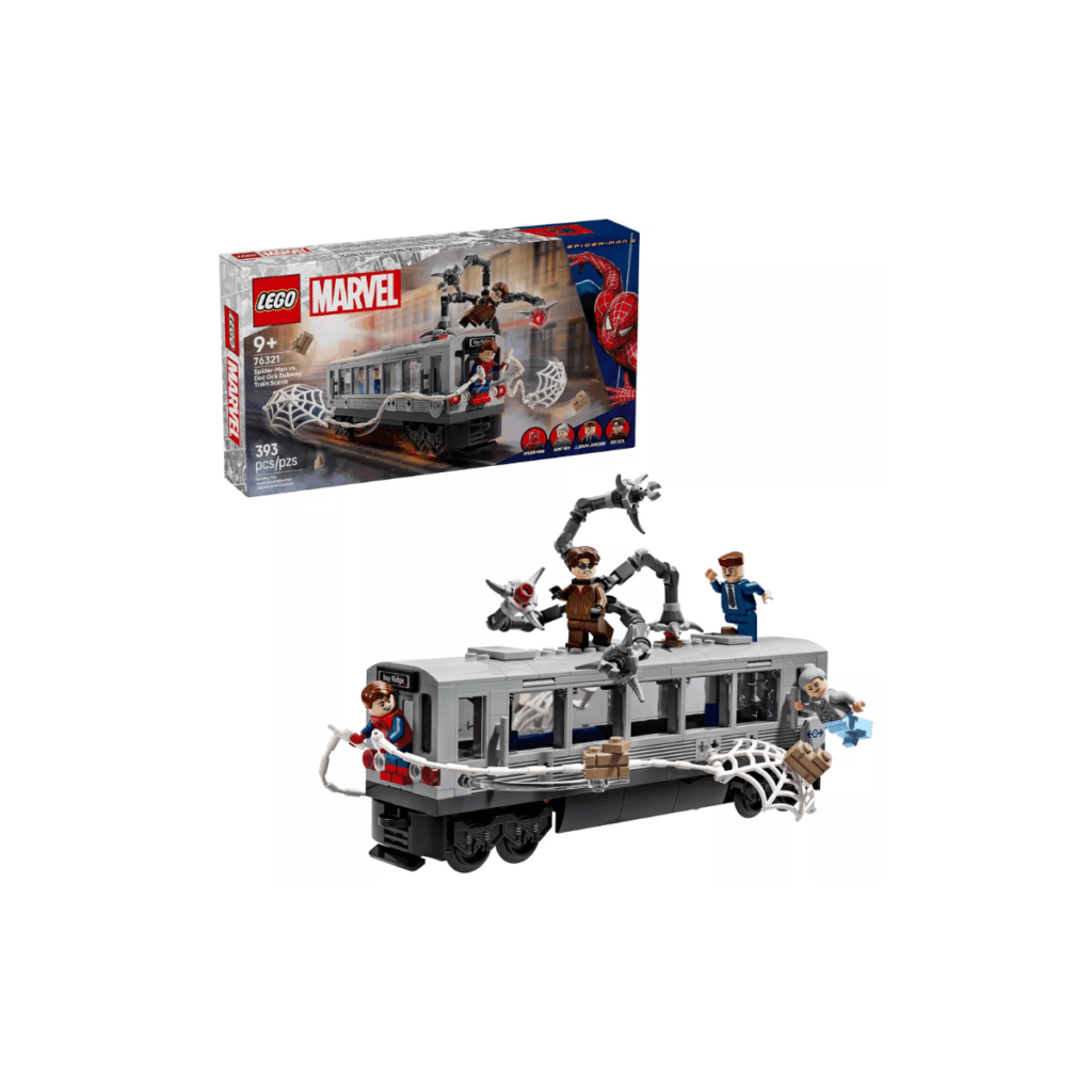 Lego Marvel final scene set.