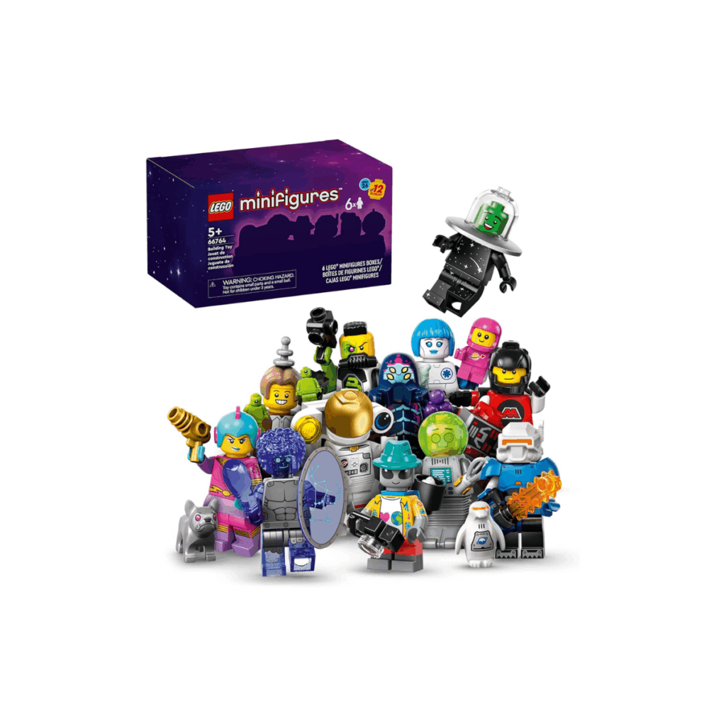 Lego minifigures random collection with monsters and space figures.