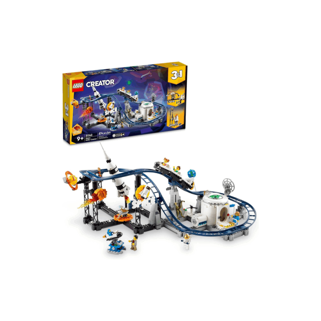 Lego space roller coaster 3 in 1 for kids to build.