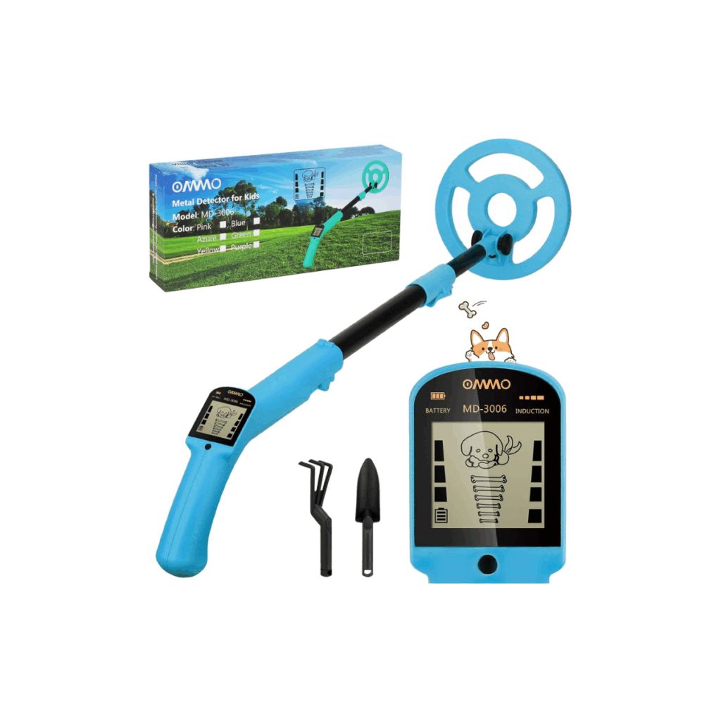 Metal detector for kids to use on the beach or outside.