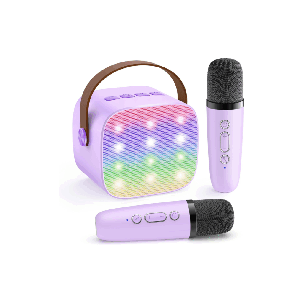 This is a child's karaoke machine.