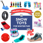 Collection of the best snow toys for kids and families.