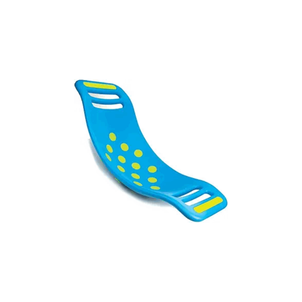 Sensory Teeter Popper for kids to wiggle on a board.