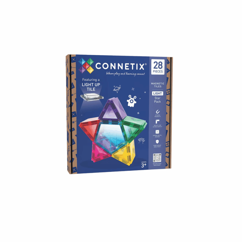 Connetix light up tiles.