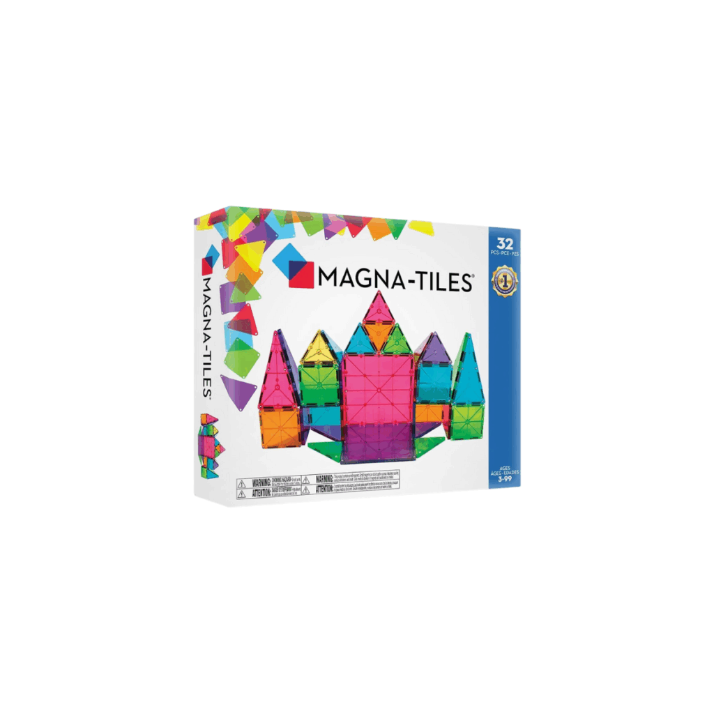 Magna-Tiles classic set for ages 3+.