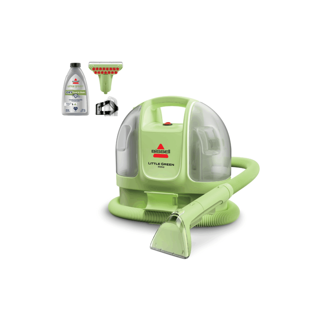 Little Bissell carpet cleaner.