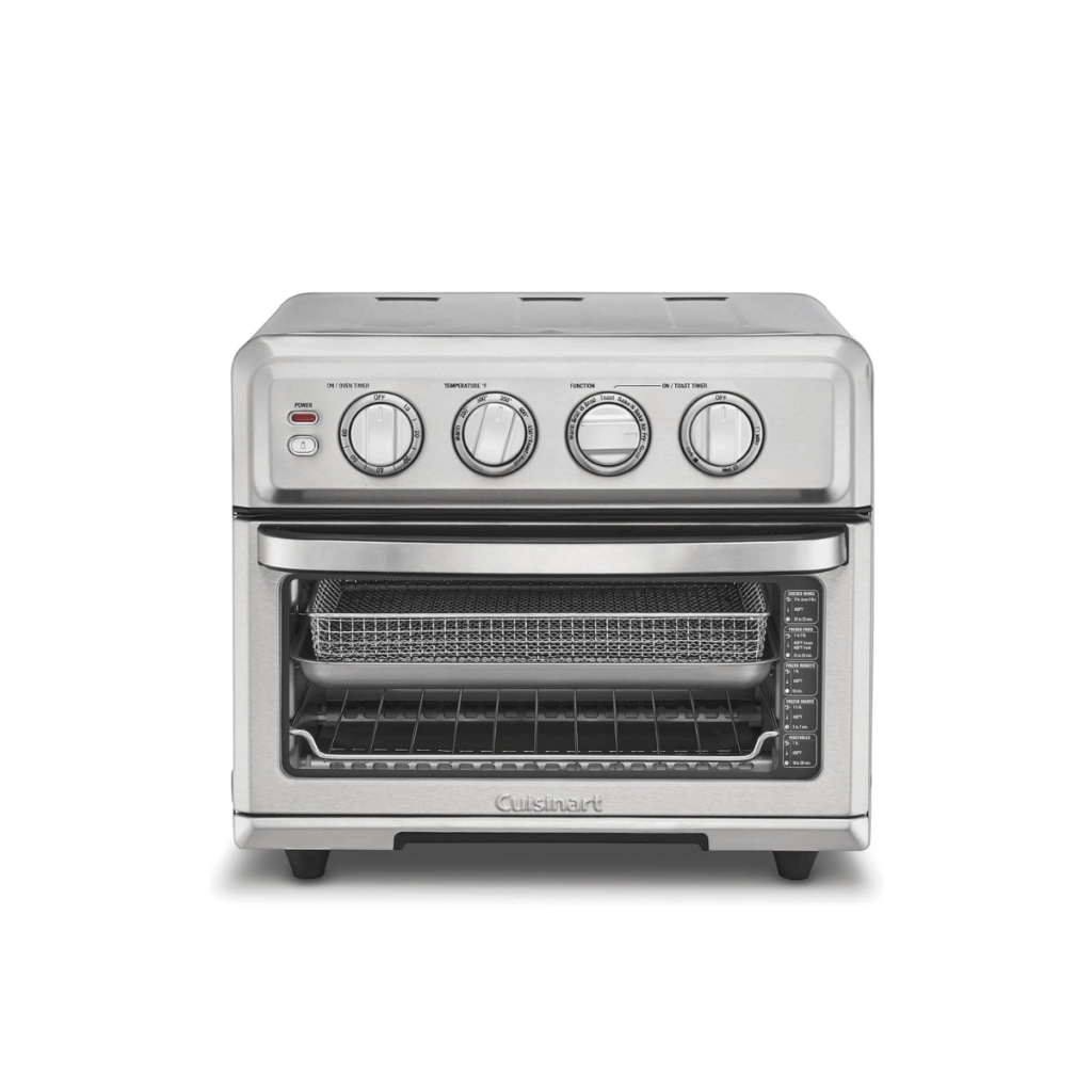 Cuisinart air fryer for cooking.