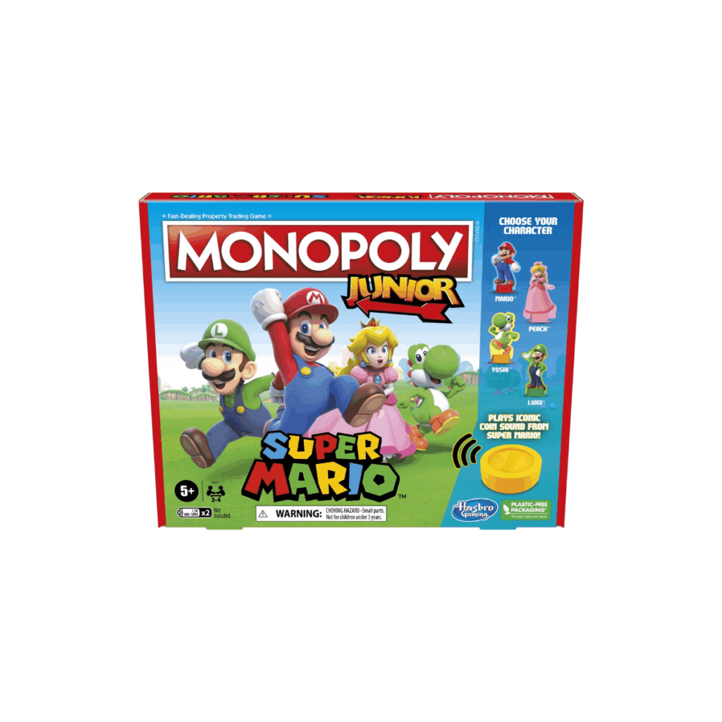 Super Mario Monopoly game for kids.