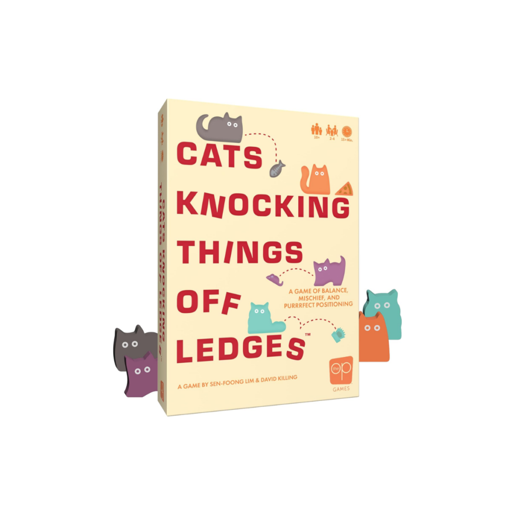 Game called Cats Knocking Things Off Ledges for kids and adults.