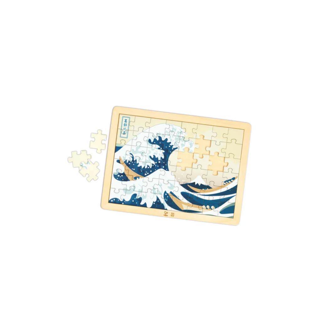 Hape Great Wave Puzzle in collaboration with the MET.