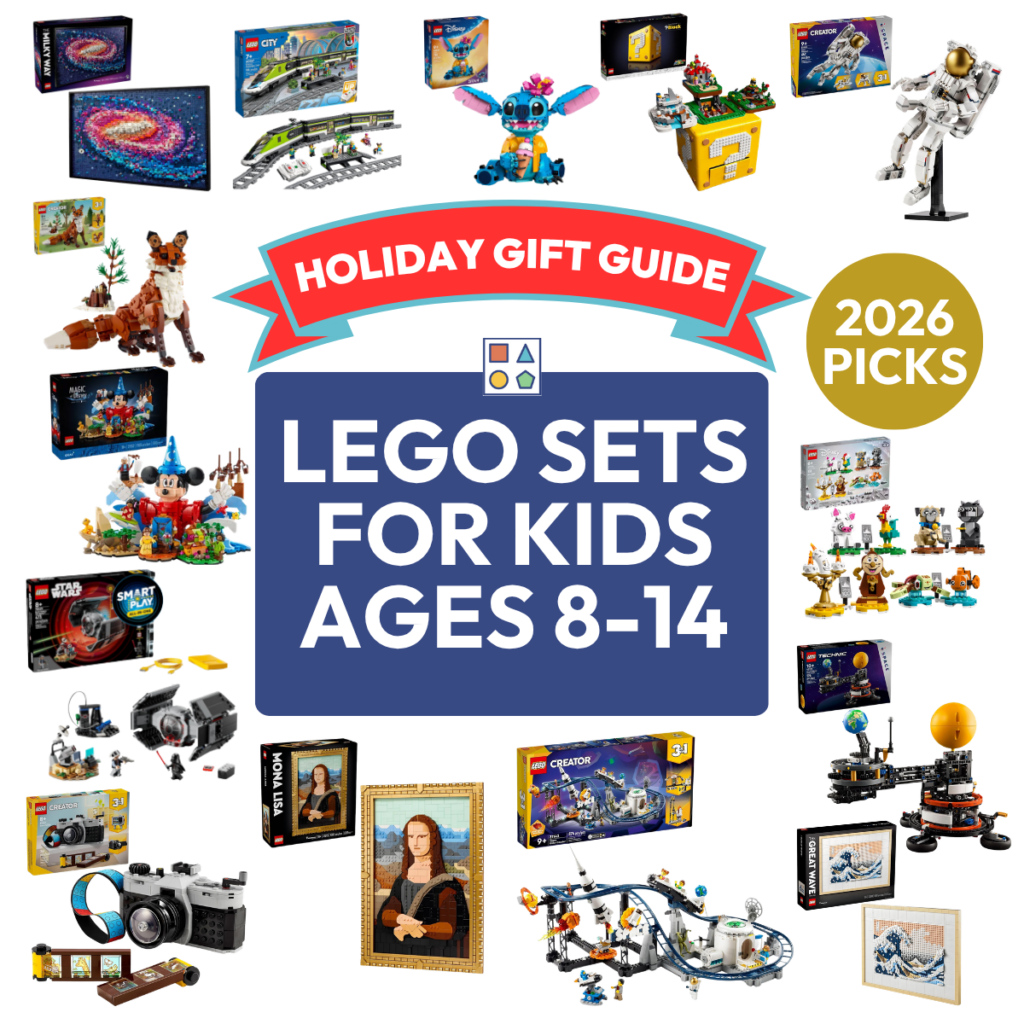 Holiday Gift Guide 2026 featuring the best LEGO gifts for kids.
