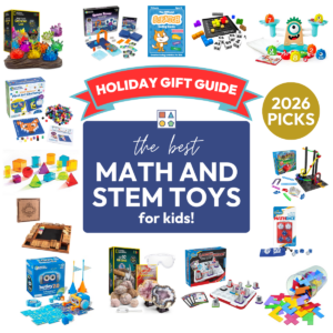 Holiday Gift Guide 2026 featuring the best math and STEM toys for kids.