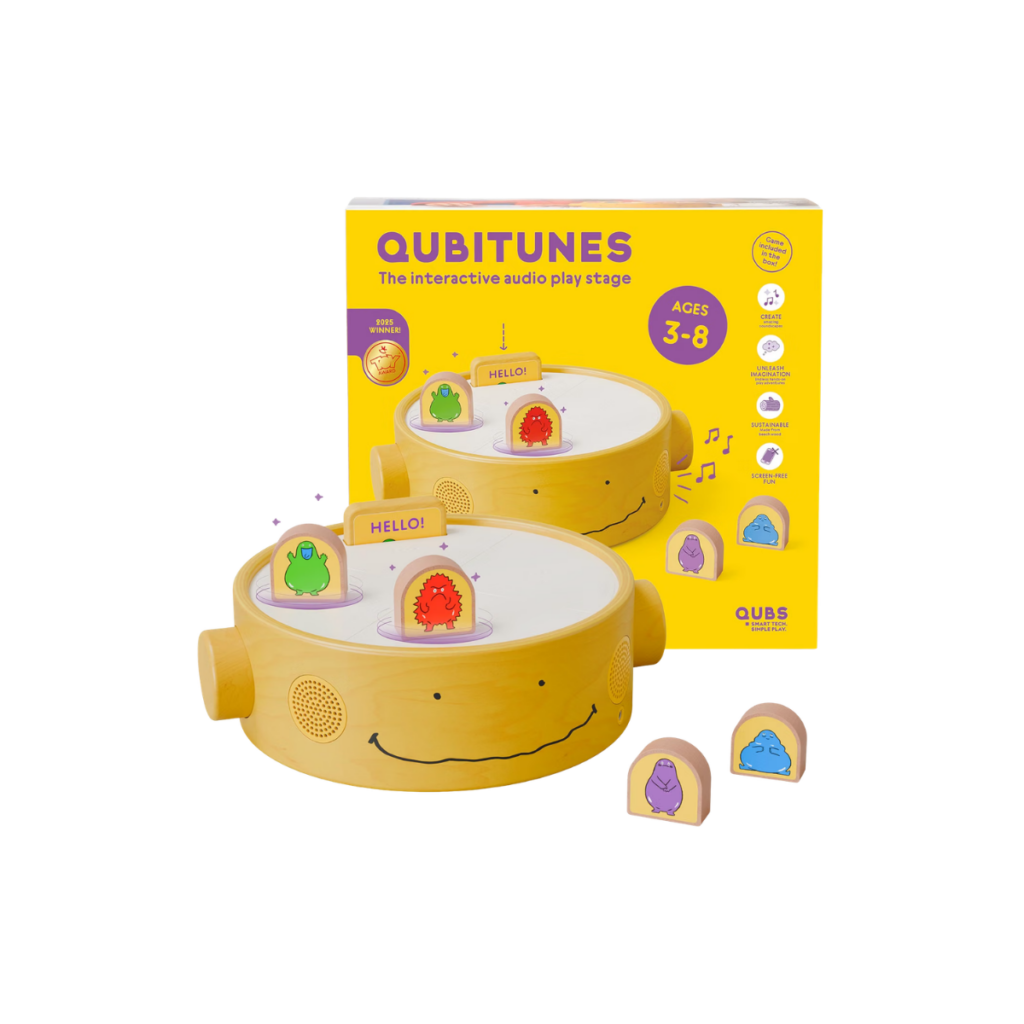 Quibitunes sound box for toddlers. 