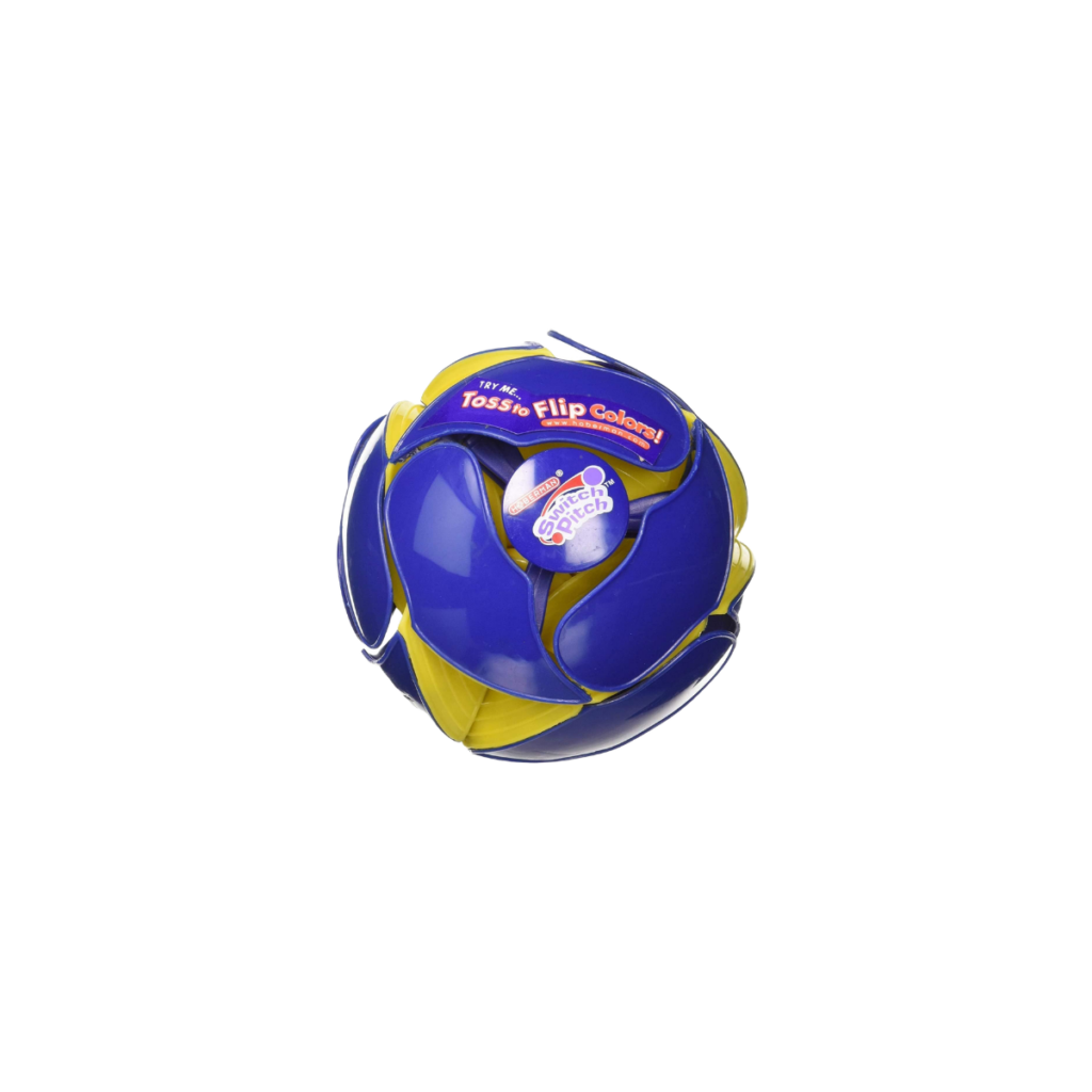 Switch Pitch color changing ball for kids to throw. 