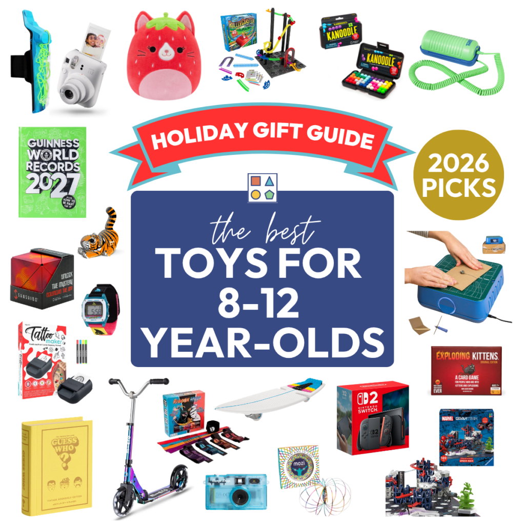 Holiday Gift Guide 2026 featuring the best toys for 8-12 year olds.