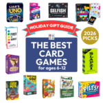 Holiday Gift Guide 2026 featuring the best card games for kids and families.
